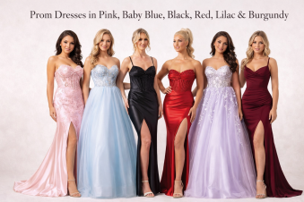 Pink, Baby Blue, Black, Red, Lilac & Burgundy — A Colour for Every Style at Sonique Dresses