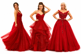 Red All Sizes Prom Dresses By Sonique Dress Heaven