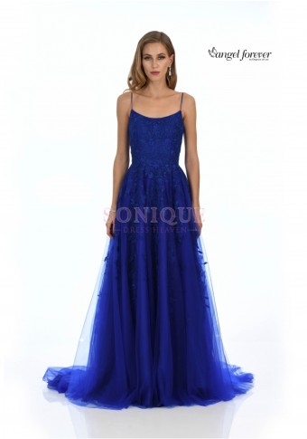 Angel Forever AF20456 Royal Blue: A Statement Ballgown for Modern Elegance