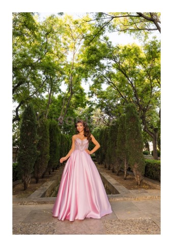 Angel Forever AF6456 Pink: The Ultimate Statement Prom Dress 