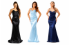 Angel Forever AF3307 Prom Dresses – Navy, Sky Blue & Black | Sonique Dress Heaven