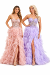 Discover Lilac and Rose Prom Ballgowns by Sonique Dresses UK