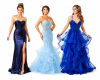 Blue Color Family Prom Dresses by Sonique Dress Heaven